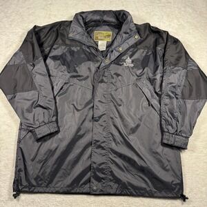 Rivers End Windbreaker Men XL Black Trump Taj Mahal Casino Resort Ripstop Jacket